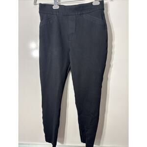 Spanx Backseam Skinny Pants Adult Size Medium M Black Pull On Ankle Womens